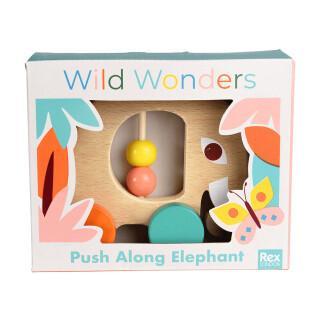 Olifant push toy Rex London Wild Wonders