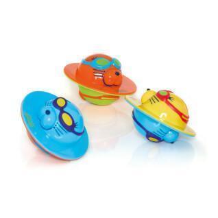 Set van 3 baby badspeeltjes Zoggs Seal flip