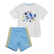 Baby t-shirt en shorts met opdruk adidas Essentials