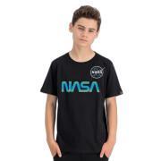 Kinder-T-shirt Alpha Industries NASA Rainbow Reflective