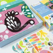 Creatieve doos met stickers voor huisdieren Avenue Mandarine
