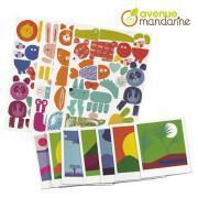 Creatieve doos - stickersafari Avenue Mandarine