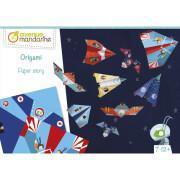 Creatieve doos - origami vliegtuigen Avenue Mandarine