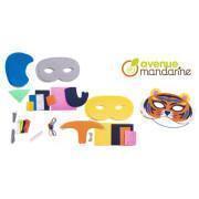 Creatieve Doos Naaimasker - Dieren Savanne Avenue Mandarine