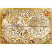 2000 stukjes puzzel antieke kaart Clementoni