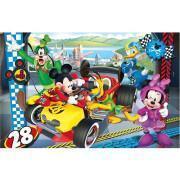 2 x 20-delige dubbele puzzel Clementoni Mickey