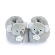 Pantoffels met rammelaar Doudou & compagnie Unicef - Koala