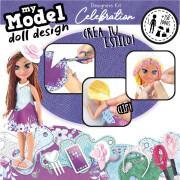 Poppenkleding set Educa My Model Doll Design Celebration