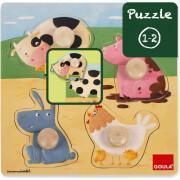 Houten puzzel Goula Animales