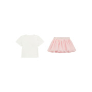 T-shirt + rok voor babymeisjes Guess