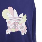 Meisjes sweatshirt adidas Originals Flower Print Crop