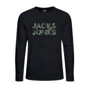 Kinder-T-shirt met lange mouwen en ronde hals Jack & Jones Tech Logo