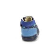 Leren laarzen met waterprint voor babyjongens Kickers Bonzip