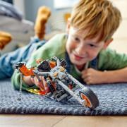 Bouw spelletjes robot +moto spookrijder Lego Marvel