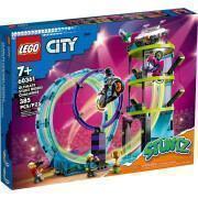 Stunt bouwen spelletjes Lego Defi Cascade City