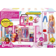 Barbiepop en haar mega kleedkamer Mattel France