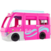 Barbiepop met cabrioletcamper Mattel France Mega