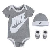 Romper + muts + slofjes voor babyjongens Nike NHN Furura Logo