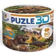 60-delige 3d puzzel Puzzling Lenticular Dinosaurios
