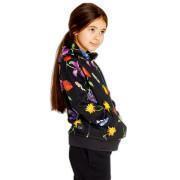 Sweatshirt capuchon voor babymeisjes Snurk Bouquet Gots