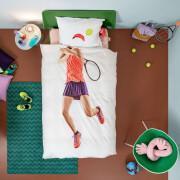 Dekbedovertrek en kussensloop voor kinderen Snurk Tennis Pro Light